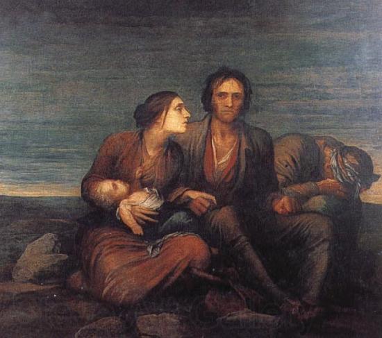 George Frederick watts,O.M.,R.A. The Irish Famine